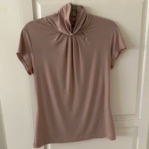Ann Klein taupe top